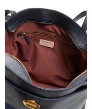 COCCINELLE LIYA Schultertasche aus geh&auml;mmertem Leder Mitternachtsblau - Damentaschen - 6