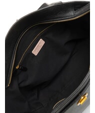 COCCINELLE LIYA Schultertasche aus geh&auml;mmertem Leder Schwarz - Damentaschen - 6