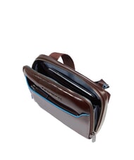 PIQUADRO BLUE SQUARE Ledertasche MAHAGONI - Umh&auml;ngetaschen Herren - 4