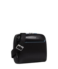 PIQUADRO BLUE SQUARE Ledertasche Schwarz - Umh&auml;ngetaschen Herren - 2