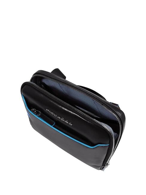 BLUE SQUARE Ledertasche Schwarz - Umh&auml;ngetaschen Herren