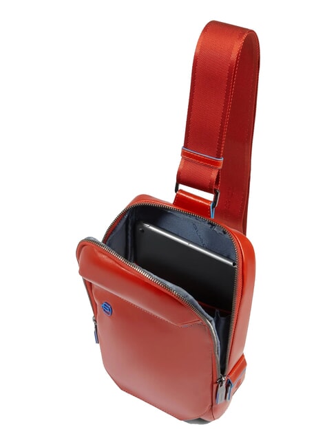 BLUE SQUARE One-Shoulder-Rucksack aus Leder Leder4 - Umh&auml;ngetaschen Herren