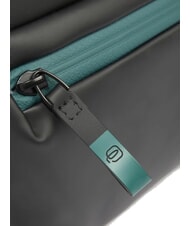 PIQUADRO CORNER SPECIALE GOMMATO Wasserabweisende Tasche Schwarz - Umh&auml;ngetaschen Herren - 4