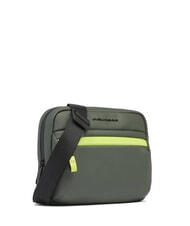 PIQUADRO CORNER SPECIALE GOMMATO Wasserabweisende Tasche GR&Uuml;N - Umh&auml;ngetaschen Herren - 2
