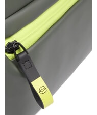 PIQUADRO CORNER SPECIALE GOMMATO Wasserabweisende Tasche GR&Uuml;N - Umh&auml;ngetaschen Herren - 4