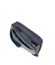 PIQUADRO BLUE SQUARE Herren-Clutch aus Leder Blau - Tablettmappe &amp; Organizer - 4