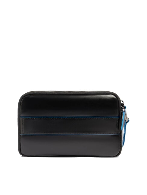 BLUE SQUARE Herren-Clutch aus Leder Schwarz - Tablettmappe &amp; Organizer