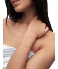 PDPAOLA THE NEW ESSENTIALS KIRA Kettenarmband mit runden Zirkonia und Tropfenanh&auml;nger Gold - Armb&auml;nder - 4