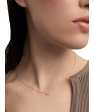 PDPAOLA COLOR GREEN FLEUR Anh&auml;ngerkette mit Zirkonia und Krallen Gold - Halsketten - 4