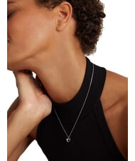 PDPAOLA L'ABSOLU ENGRAVE ME Silberne Halskette mit Herzanh&auml;nger Silber - Halsketten - 4