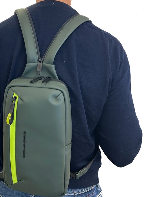 CORNER SPECIALE GOMMATO  Ein-Schulter-Rucksack GR&Uuml;N - PC-Rucks&auml;cke