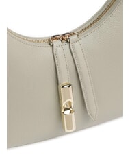 FURLA GOCCIA Umh&auml;ngetasche aus geh&auml;mmertem Leder heller Salbei - Damentaschen - 3