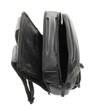 PIQUADRO AKRON Lederrucksack f&uuml;r 15,6"-Laptop Schwarz - PC-Rucks&auml;cke - 6