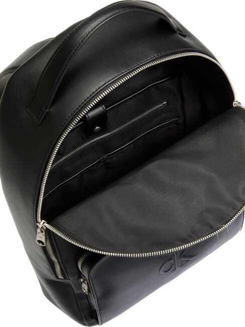 CKJ SCULPTED IMPRESS Rucksack mit 14"-Laptopfach auf Schwarz - Rucks&auml;cke f&uuml;r Schule &amp; Freizeit