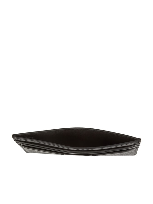 TH FLAG  Flaches Kartenetui aus Leder Schwarz - Brieftaschen Herren