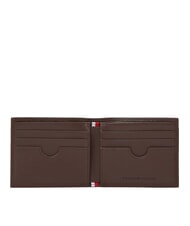 TOMMY HILFIGER TH FLAG Herren Leder Geldb&ouml;rse Kaffeebohnen - Brieftaschen Herren - 2