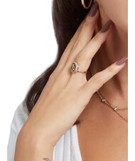 GUESS LIFE IN 4G Ring mit Logo und Kristallen gelbes Gold - Ringe - 3