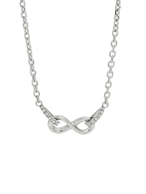 ENDLESS DREAM Infinity Charm Halskette mit Zirkonia SILBER - Halsketten
