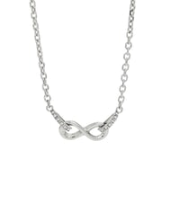 GUESS ENDLESS DREAM Infinity Charm Halskette mit Zirkonia SILBER - Halsketten - 3