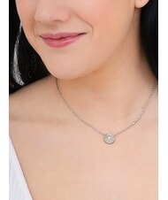 GUESS LOVE Halskette mit rundem Charm und Zirkonia SILBER - Halsketten - 2