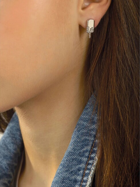 I MELT FOR YOU Eiscreme-Ohrringe mit Kristallen SILBER - Ohrringe