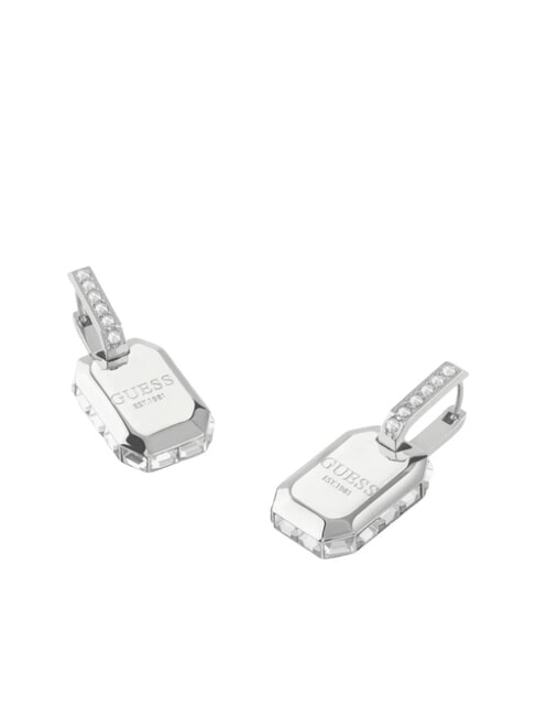 HASHTAG Ohrringe mit Logo-Anh&auml;nger SILBER - Ohrringe