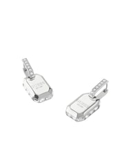 GUESS HASHTAG Ohrringe mit Logo-Anh&auml;nger SILBER - Ohrringe - 3