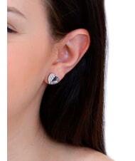 GUESS LOVELY Herz-Ohrstecker mit Zirkonia SILBER - Ohrringe - 2