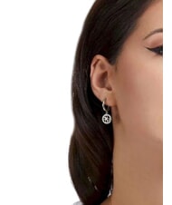 GUESS LIFE IN 4G Creolen mit 4G-Charm - Ohrringe