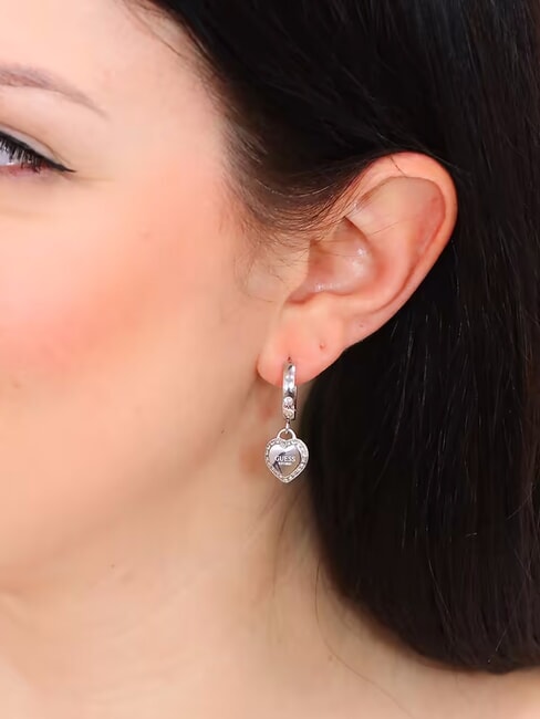 FINE HEART Ohrringe mit Anh&auml;nger SILBER - Ohrringe