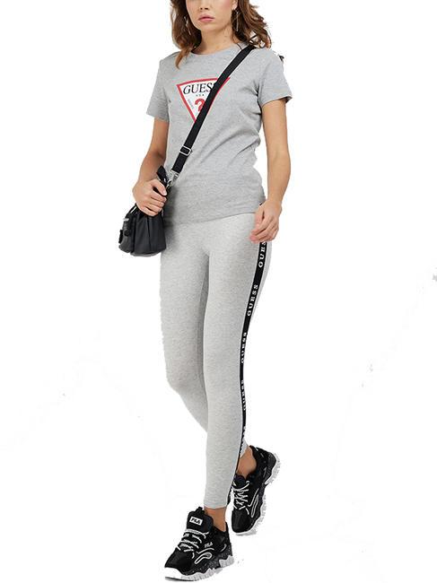 ORIGINAL LOGO Logo-T-Shirt hellmeliert grau m - T-Shirts und Tops f&uuml;r Damen