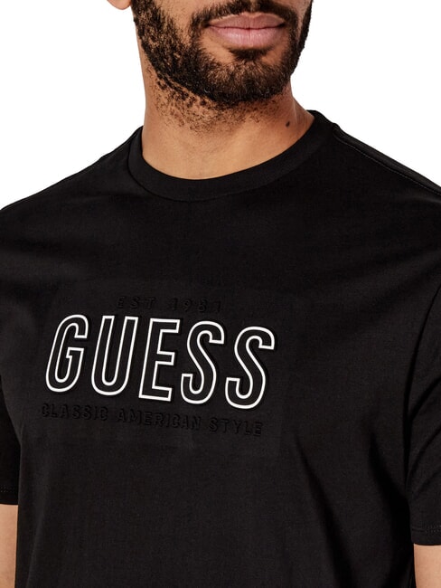 BSC EMBOSSED LOGO T-Shirt mit gepr&auml;gtem Aufdruck pechschwarz multi - Herren-T-Shirts