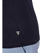 GUESS BSC EMBOSSED LOGO T-Shirt mit gepr&auml;gtem Aufdruck Smart Blue Multi - Herren-T-Shirts - 4