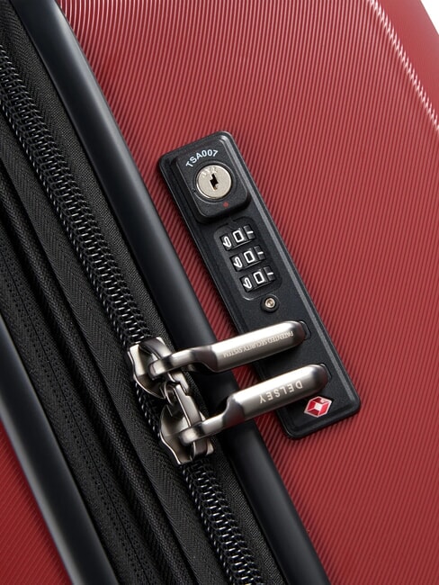 PROMENADE HARD 2.0 Gro&szlig;er erweiterbarer Trolley Burgund - Harte Trolleys