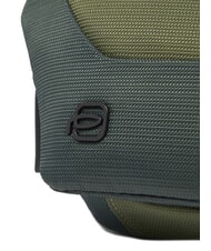 PIQUADRO S140 G&uuml;rteltasche aus recyceltem Stoff GR&Uuml;N - H&uuml;fttaschen - 3