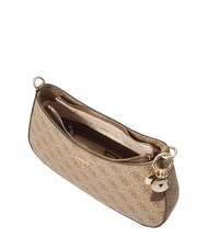 GUESS NOELLE 2  Umh&auml;ngetasche Latte-Logo / braun - Damentaschen - 4