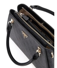 GUESS NOELLE 2 Handtasche, mit Schultergurt Kohle - Damentaschen - 3