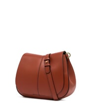 GIANNI CHIARINI HELENA ROUND Ledertasche mit doppeltem Schultergurt ziegelrot - Damentaschen - 2