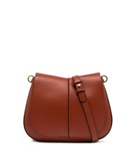 GIANNI CHIARINI HELENA ROUND Ledertasche mit doppeltem Schultergurt ziegelrot - Damentaschen - 3