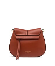 GIANNI CHIARINI HELENA ROUND Ledertasche mit doppeltem Schultergurt ziegelrot - Damentaschen - 4