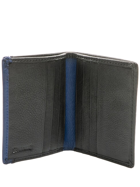 SNAP  Herren Leder Geldb&ouml;rse schwarz/marine - Brieftaschen Herren