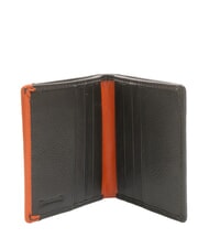 SPALDING SNAP  Herren Leder Geldb&ouml;rse braun/orange - Brieftaschen Herren - 2