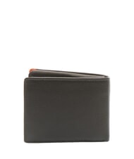 SPALDING SNAP  Herren-Geldb&ouml;rse aus Leder mit M&uuml;nzfach braun/orange - Brieftaschen Herren - 4