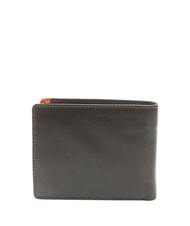 SPALDING SNAP  Herren Leder Geldb&ouml;rse braun/orange - Brieftaschen Herren - 3