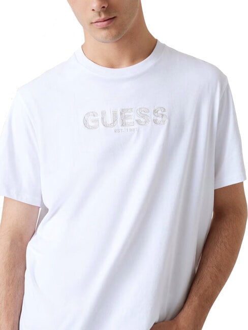 BSC EMBROIDERY LOGO Baumwoll-T-Shirt mit gesticktem Logo purwei&szlig; - Herren-T-Shirts