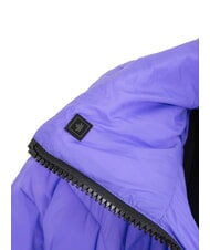 CANADIAN EUGENIE Kurze Satin-Daunenjacke mit Kapuze lila Opulenz - Daunenjacken f&uuml;r Damen - 4