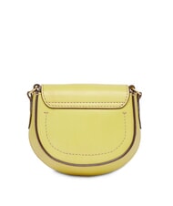 THE BRIDGE BETTINA Mini-Schultertasche aus Leder Limette mit Gold - Damentaschen - 3