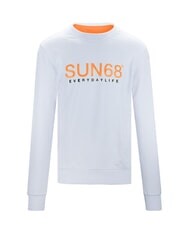 SUN68 ROUND FLUO Rundhals-Sweatshirt mit Logo-Print Wei&szlig; - Sweatshirts Herren - 4