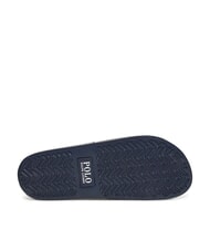 RALPH LAUREN POLO SLIDE Hausschuhe Heritage B&auml;r &ndash; Marineblau - Schuhe Unisex - 6