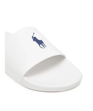 RALPH LAUREN POLO SLIDE Hausschuhe Keramik wei&szlig; - Schuhe Unisex - 3